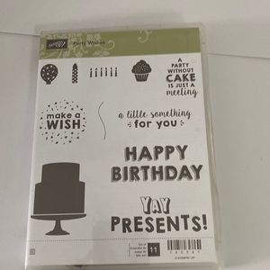 Stampin’ Up “Party Wishes” Stamp Set